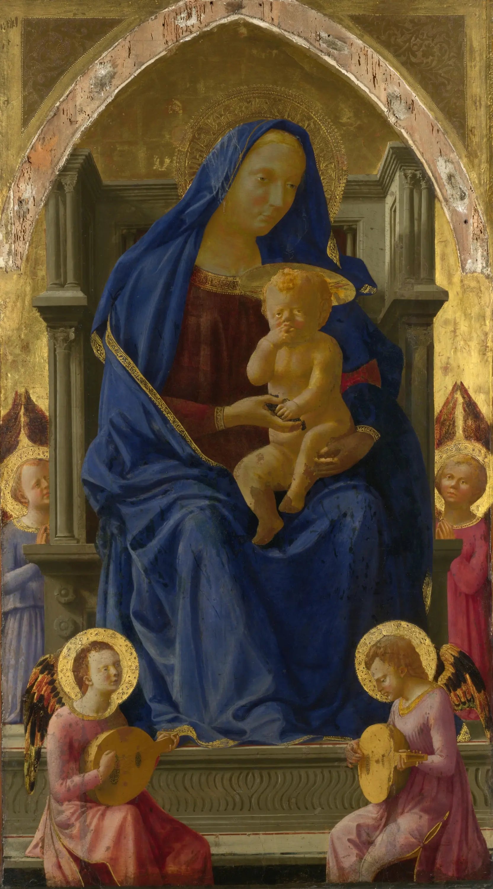 Maestà - Masaccio image 1 reproduction artisanale de tableau