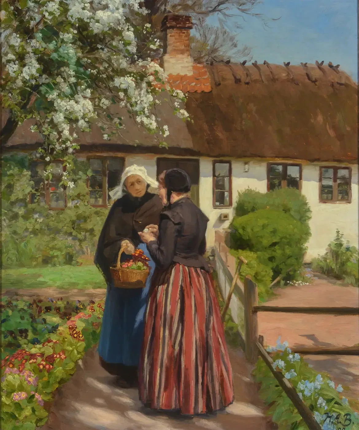 Maison à Lille Næstved - H. A. Brendekilde image 1 reproduction réalisée par Alpha Reproduction