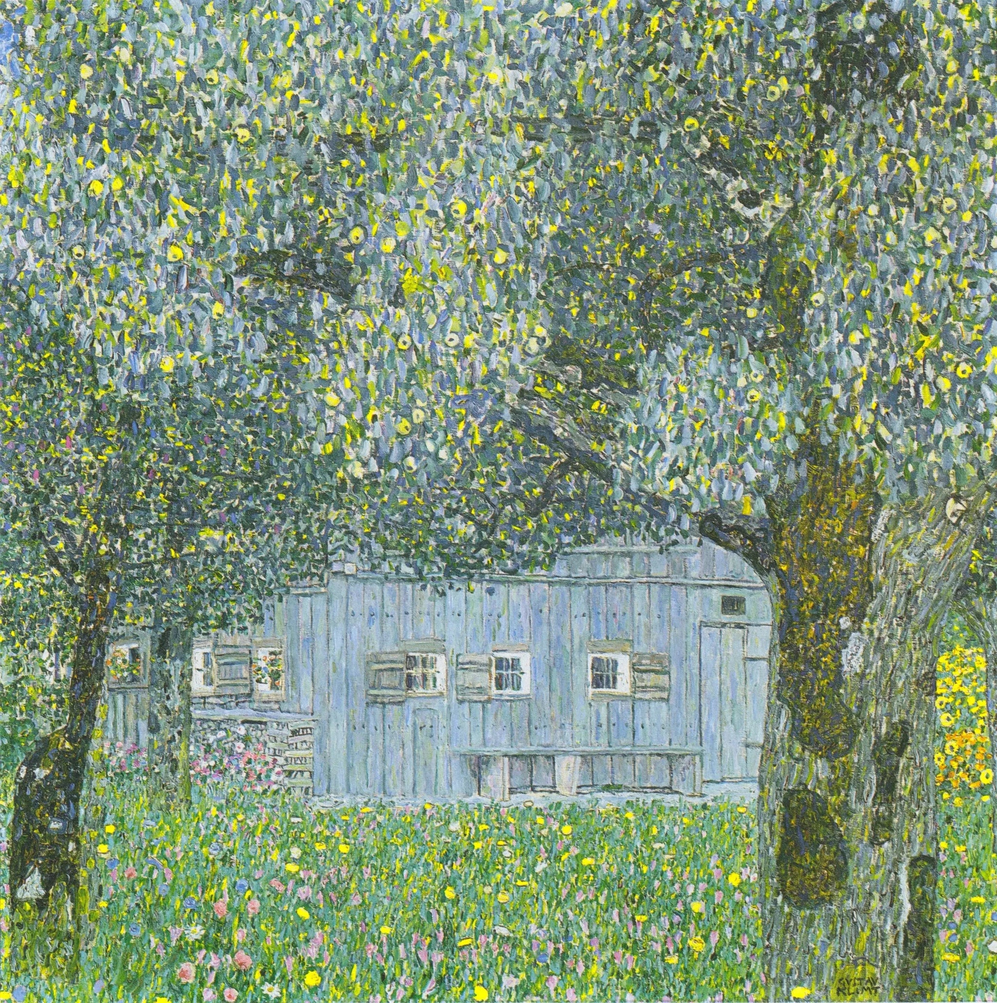 Maison de campagne de Haute-Autriche - Gustav Klimt image 1 tableau peint à l’huile sur toile