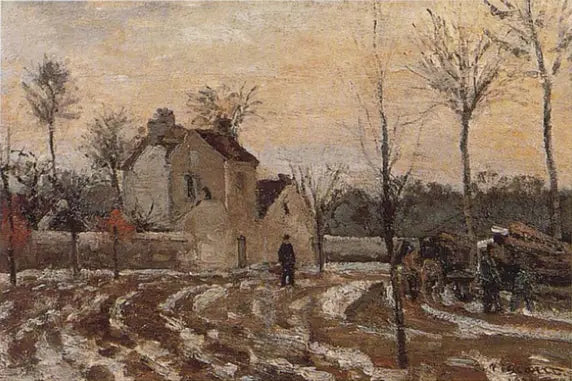 Maison de Monsieur Musy, Louveciennes - Camille Pissarro