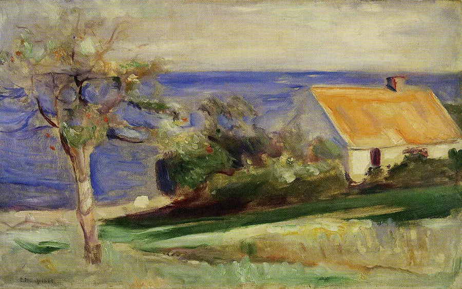 maison de Morten Damme près d'Åsgardstrand - Edvard Munch