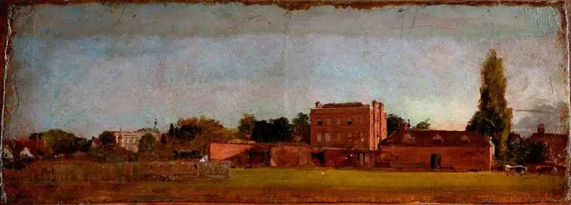 Maison du gendarme Golding, East Bergholt - John Constable image 1 reproduction de peinture à l’huile