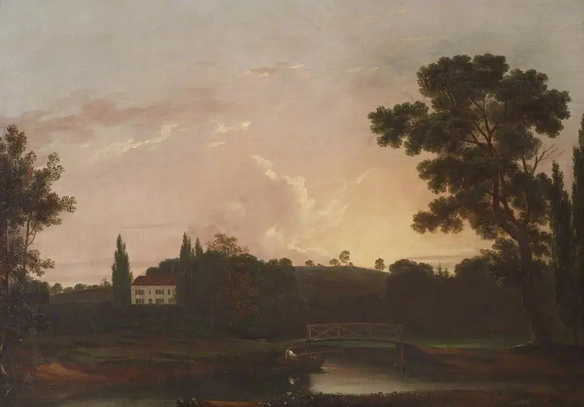 Maison Lamarsh, Lamarsh, Essex - John Constable image 1 reproduction réalisée par Alpha Reproduction
