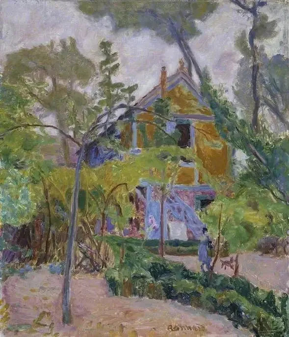 Maison parmi les arbres - Pierre Bonnard