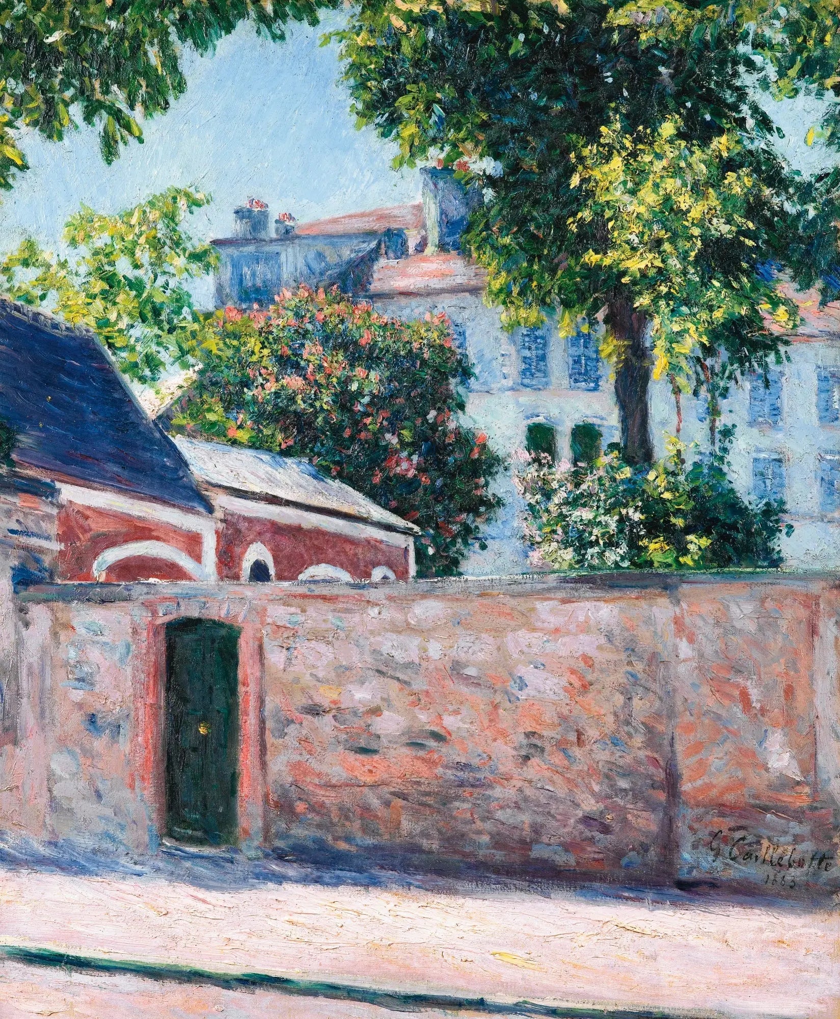 Maisons à Argenteuil - Gustave Caillebotte image 1 tableau peint à l’huile sur toile