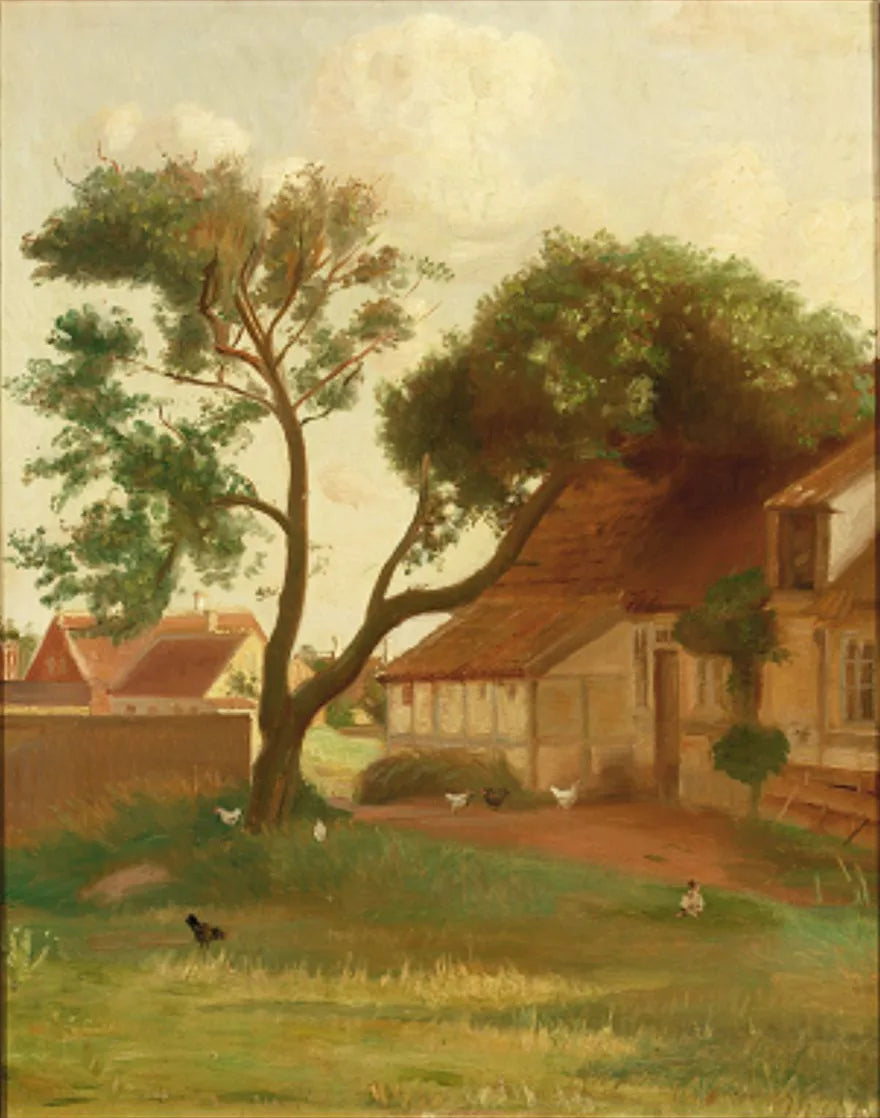 Maisons à Skagen. - Michael Peter Ancher