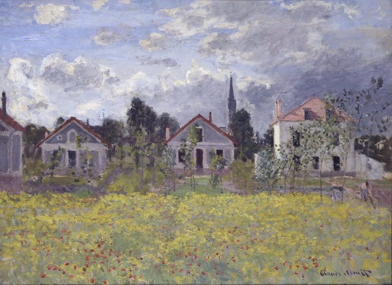 Maisons à Argenteuil W277 – Claude Monet