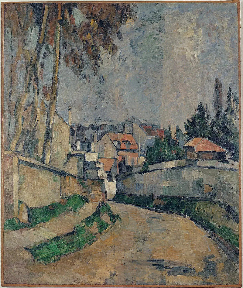 Maisons au bord d'une route II - Paul Cézanne