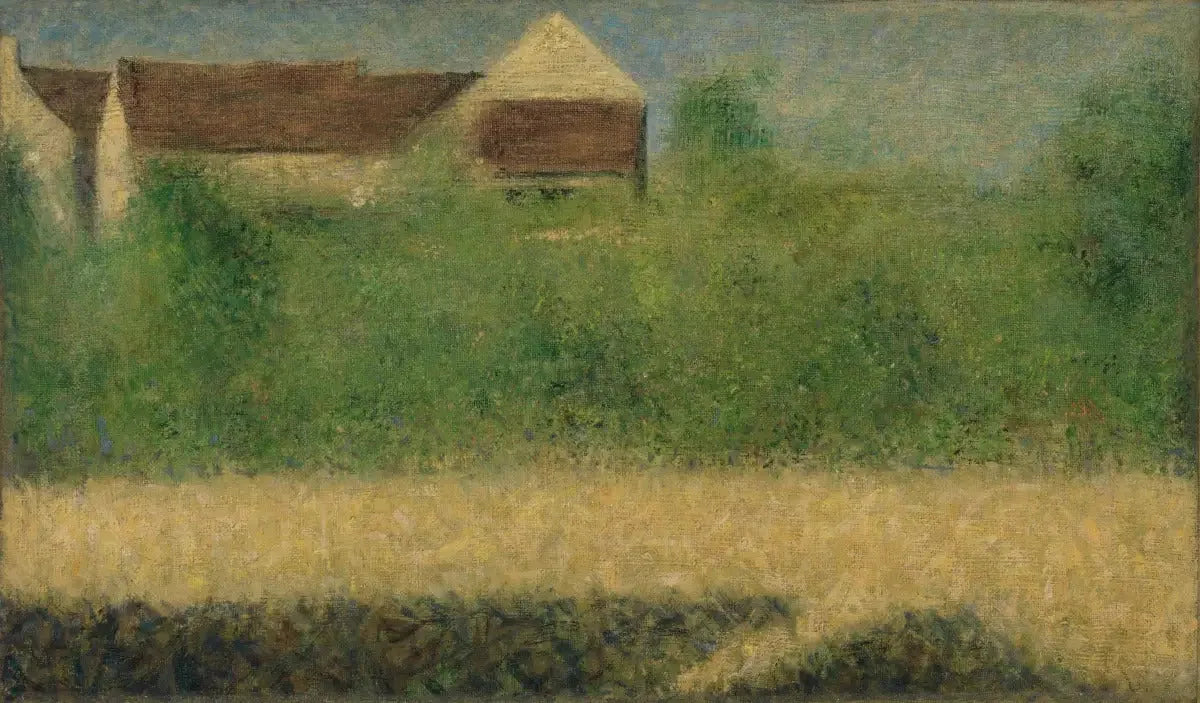 Maisons et jardin - Georges Seurat image 1 tableau peint à l’huile sur toile