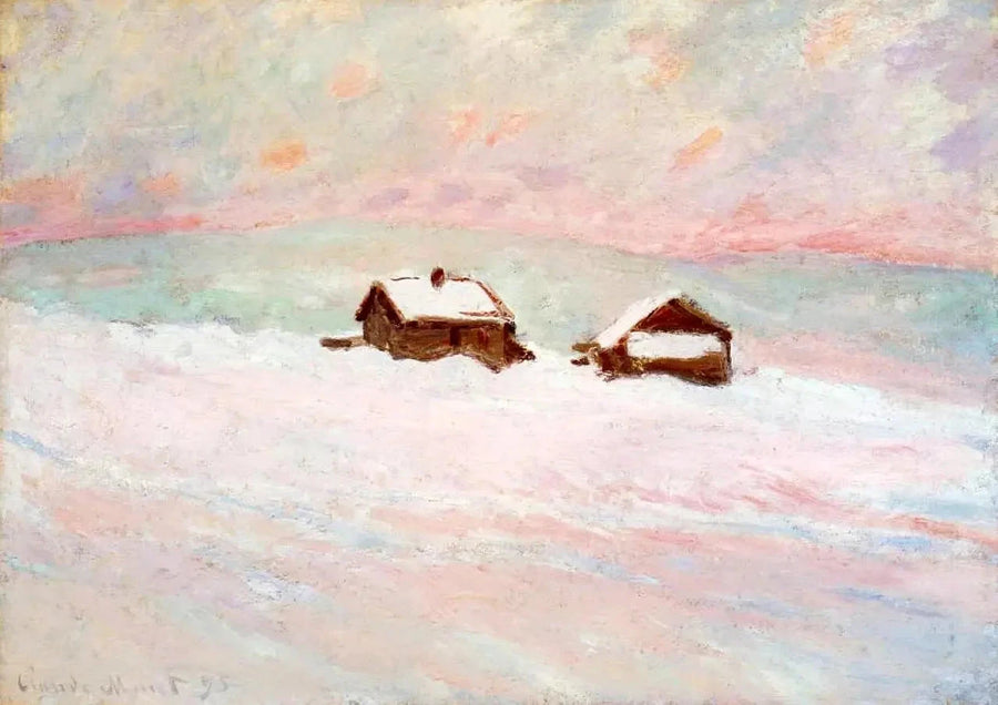 Будинки в снігу, Денвер W1394 - Клод Моне