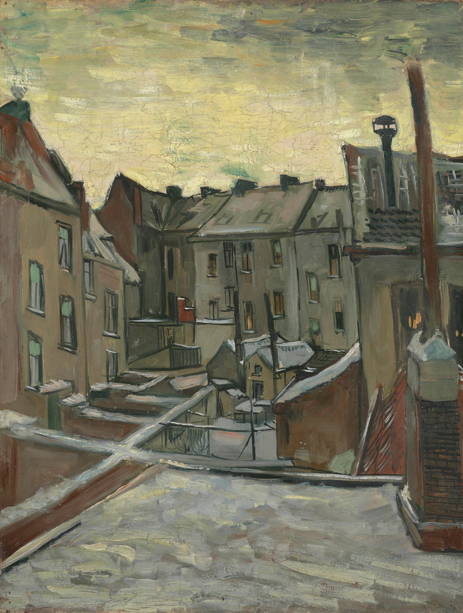 Maisons vues de l’arrière, F260 – Vincent van Gogh