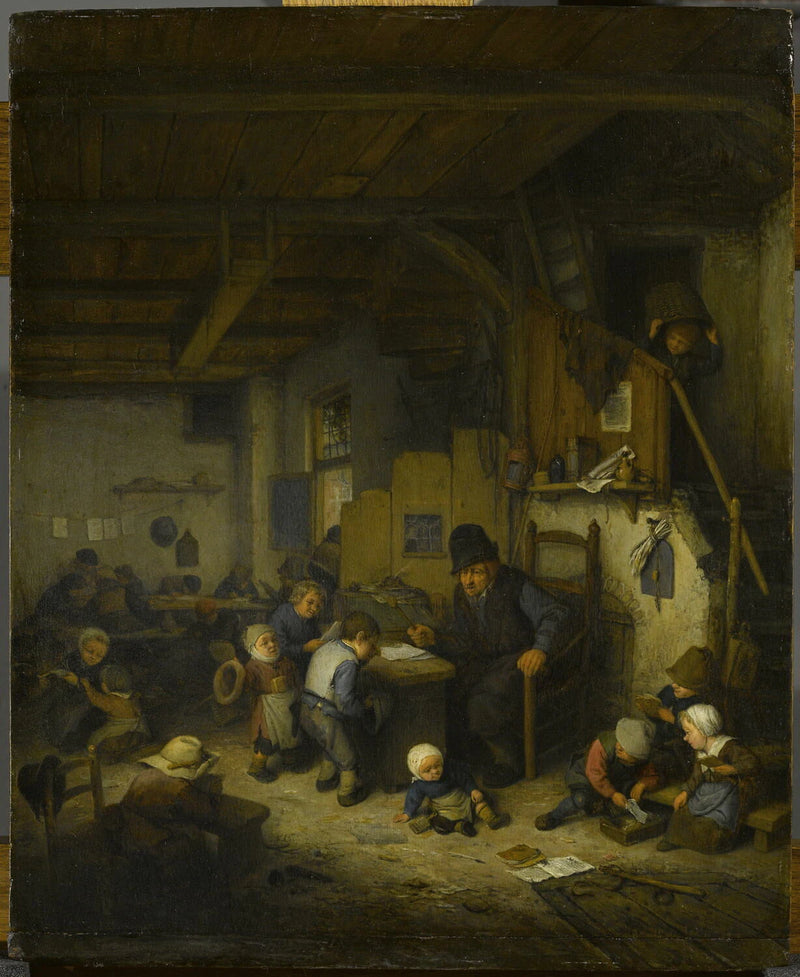 Le Maître d'école - Adriaen van Ostade