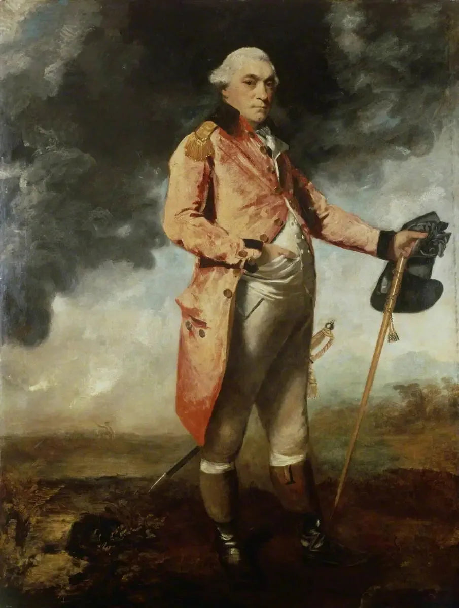 Major-général George Catchmaid Morgan (1740–1823) - Joshua Reynolds image 1 copie peinte à la main à l’huile