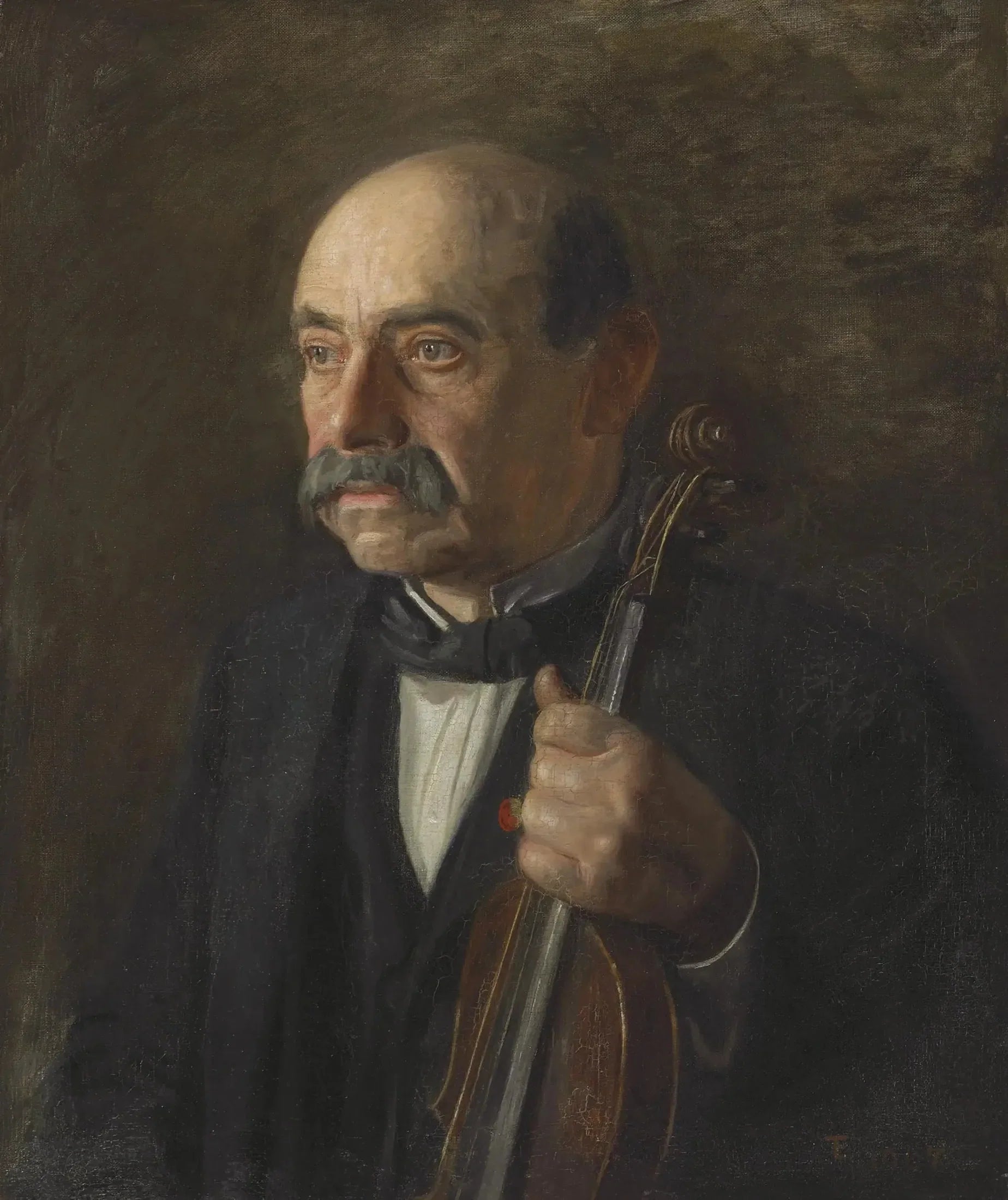 Major Manuel Waldteufel - Thomas Eakins image 1 tableau peint à l’huile sur toile
