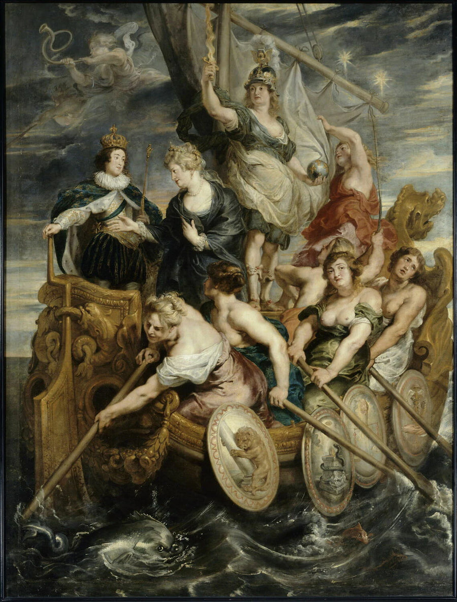 La Majorité de Louis XIII. La reine remet les affaires au roi, le 20 octobre 1614 - Peter Paul Rubens