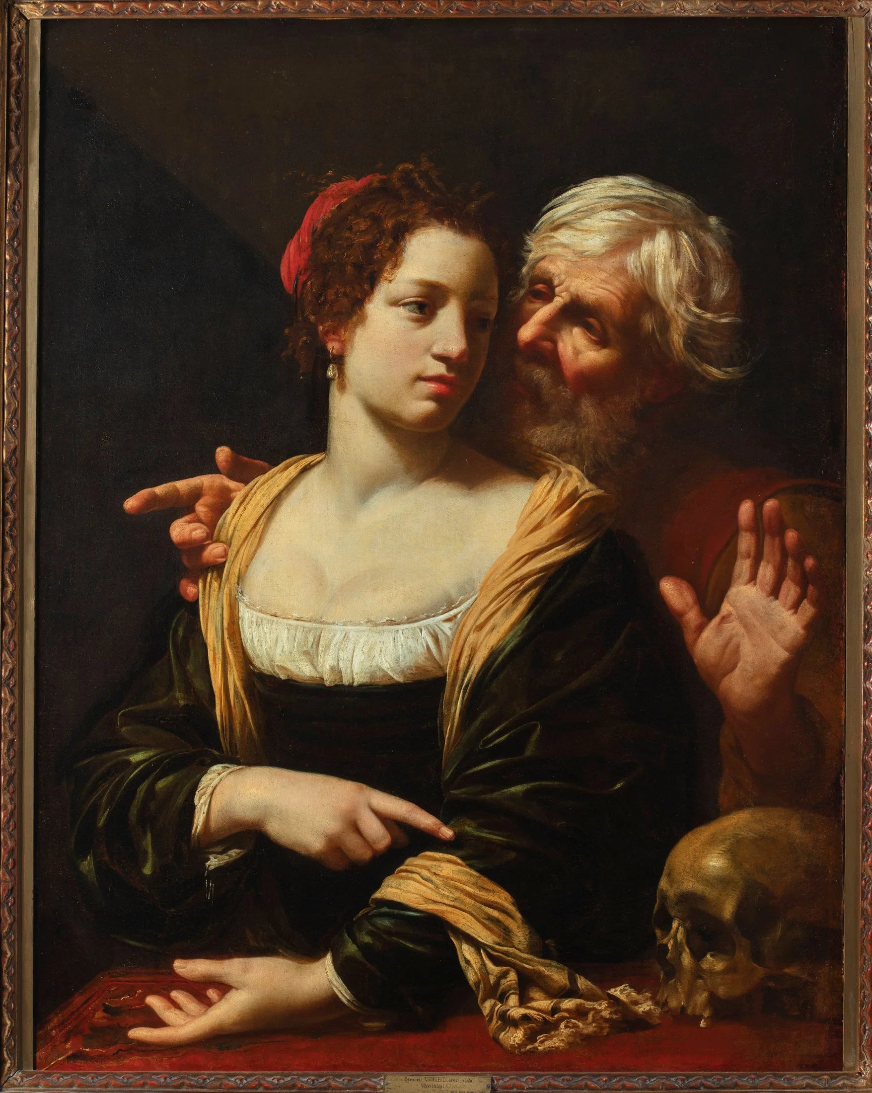 Mal assorti (Couple mal assorti) - Simon Vouet image 1 reproduction artisanale de tableau