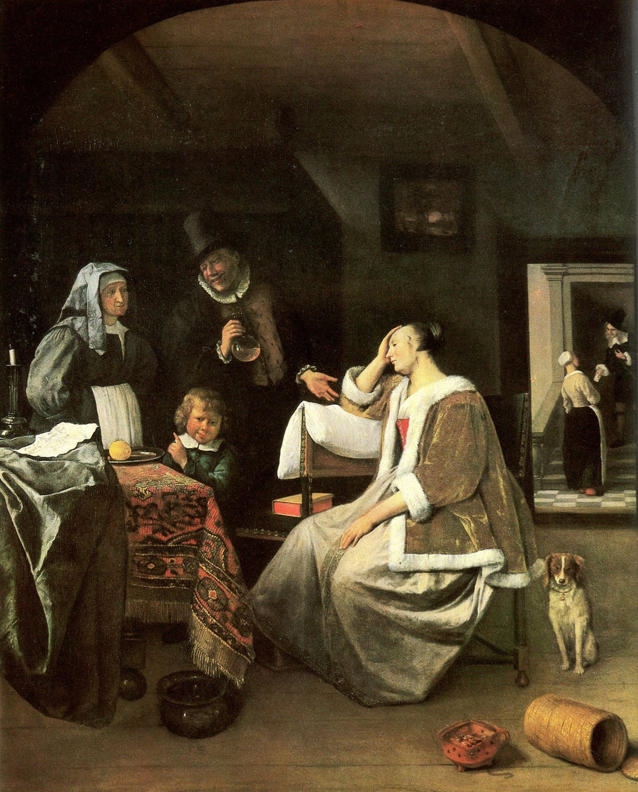 mal d'amour - Jan Steen