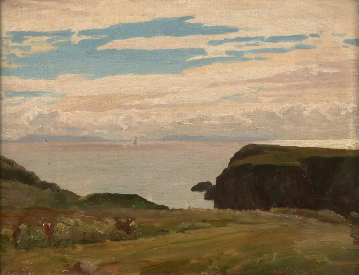 Malin Head (Malinmore), Donegal, Irlande - Frederic Leighton image 1 tableau peint à l’huile sur toile