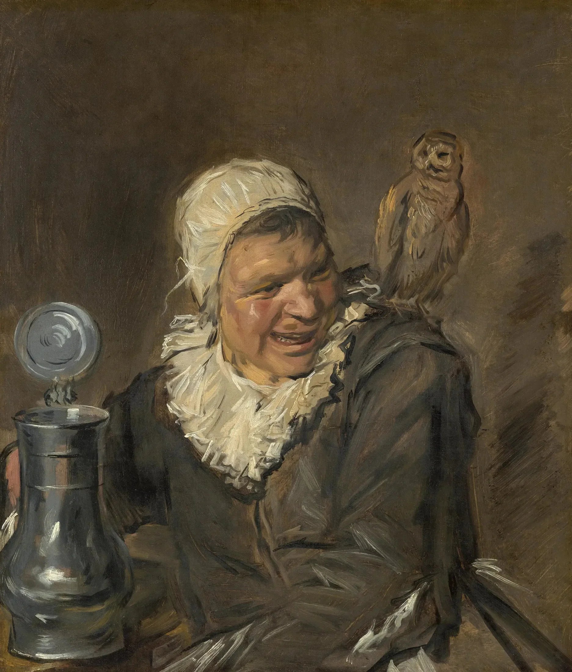 Malle Babbe - Frans Hals image 1 copie peinte à la main à l’huile