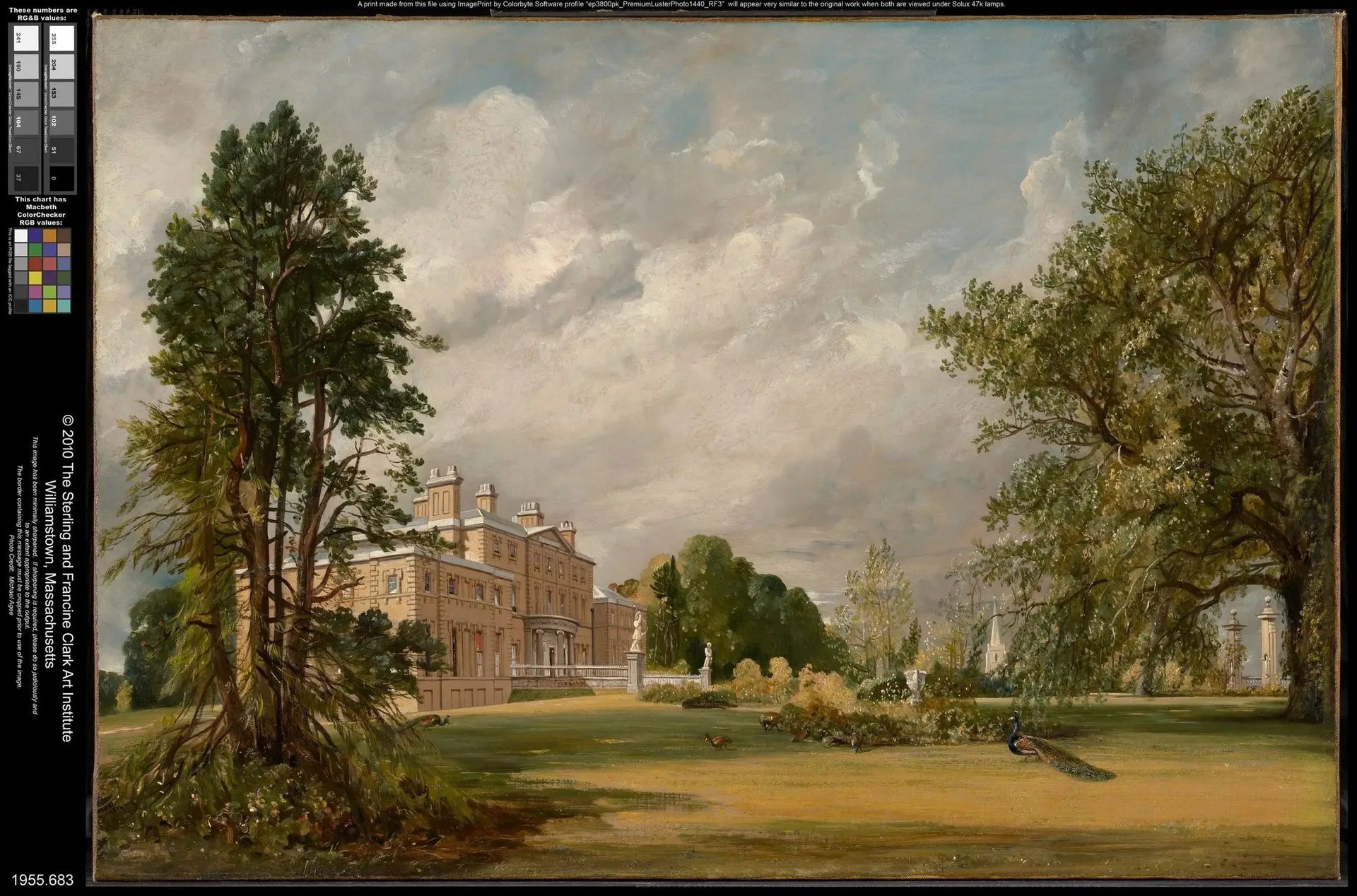 Malvern Hall - John Constable image 1 reproduction d’œuvre d’art à l’huile
