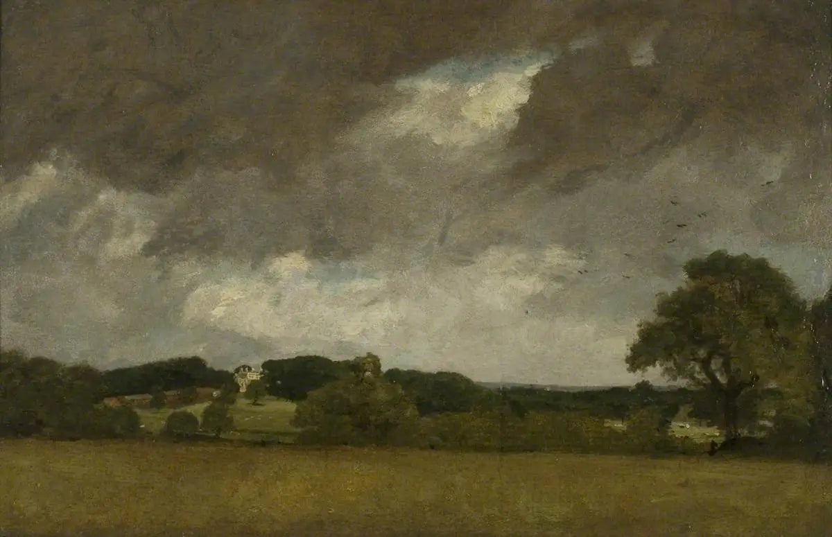Malvern Hall vu du Sud-Ouest - John Constable image 1 copie de tableau peinte à la main