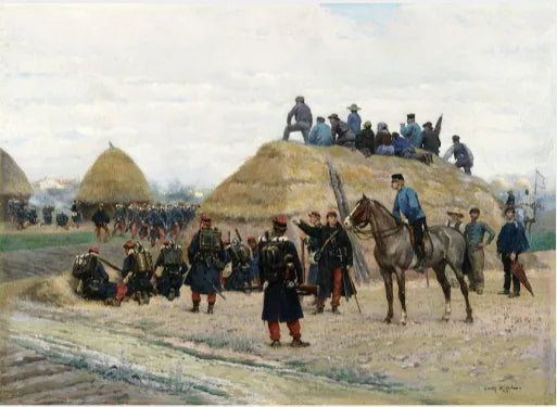 Manœuvres d'automne - Édouard Detaille image 1 reproduction de peinture à l’huile