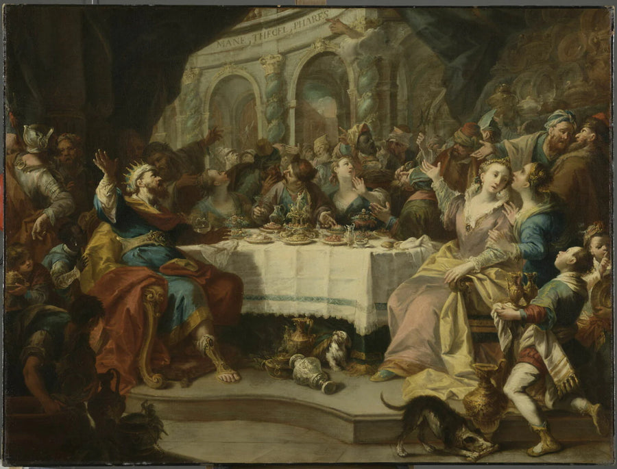 Mané, Thécel, Pharès. Le Festin de Balthasar - Nicola Bertuzzi