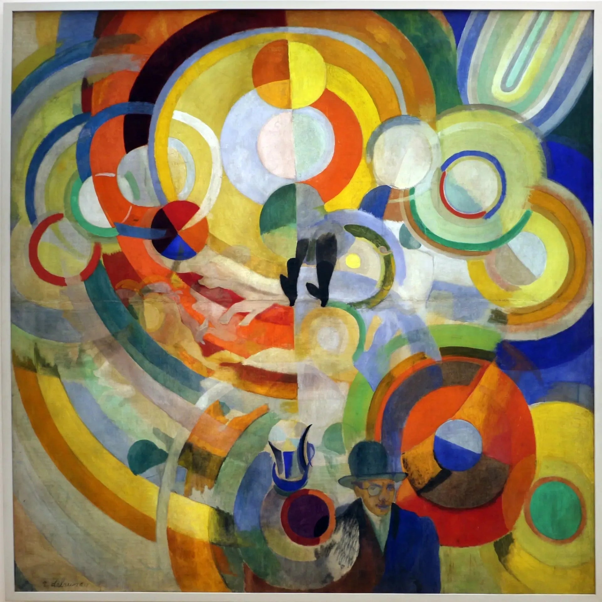 Manège de cochons - Robert Delaunay image 1 copie peinte à la main à l’huile