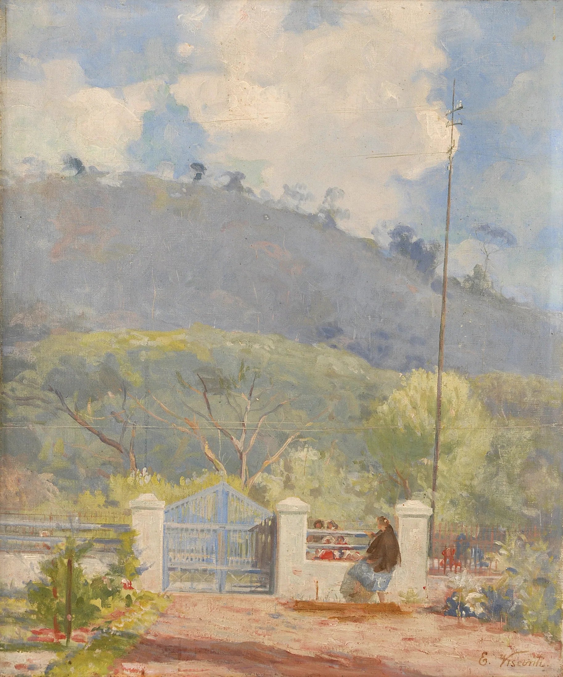 Manhã de Teresópolis - Eliseu Visconti image 1 tableau peint à l’huile sur toile