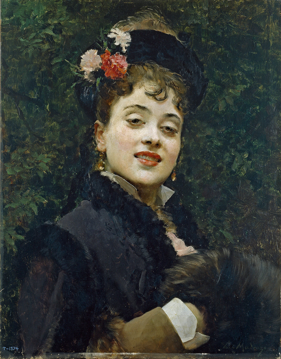 Le mannequin Aline Masson - Raimundo de Madrazo y Garreta