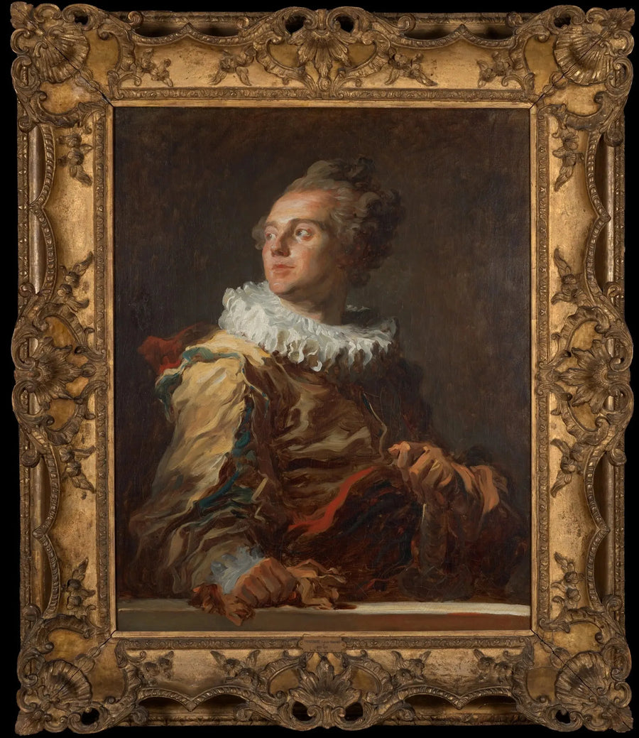 Männliches Bildnis, Vorstudie zum Bild des St. Non - Jean-Honoré Fragonard