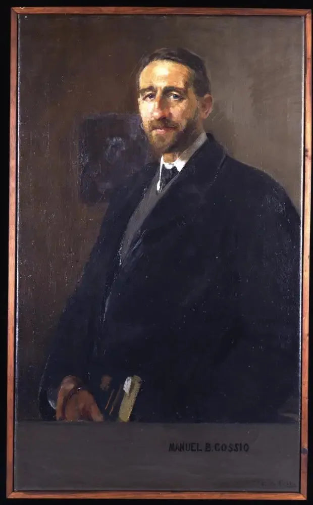 Manuel Bartolomé Cossío - Joaquín Sorolla image 1 tableau peint à l’huile sur toile