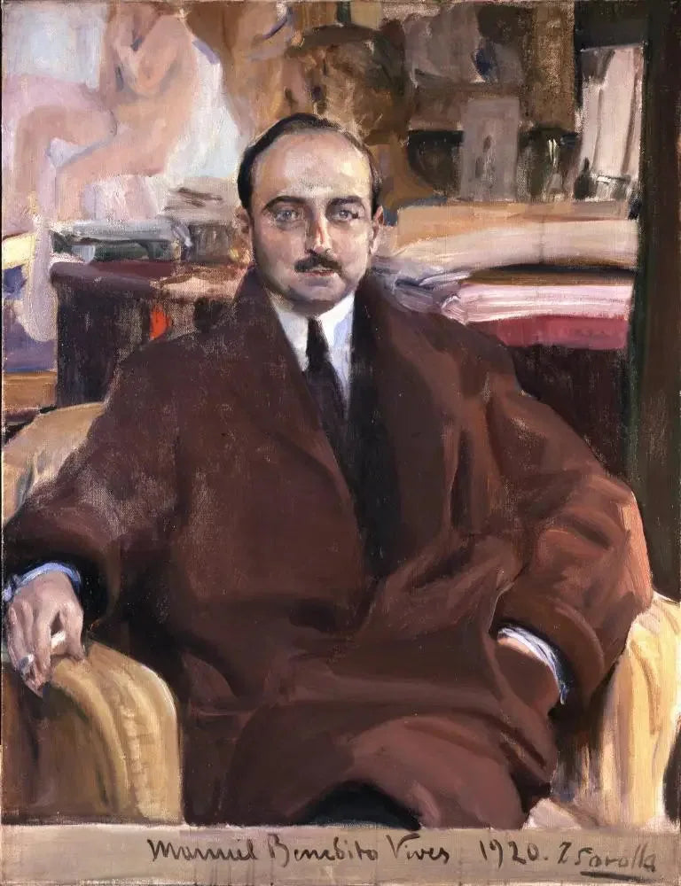 Manuel Benedito Vives - Joaquín Sorolla image 1 reproduction artisanale de tableau