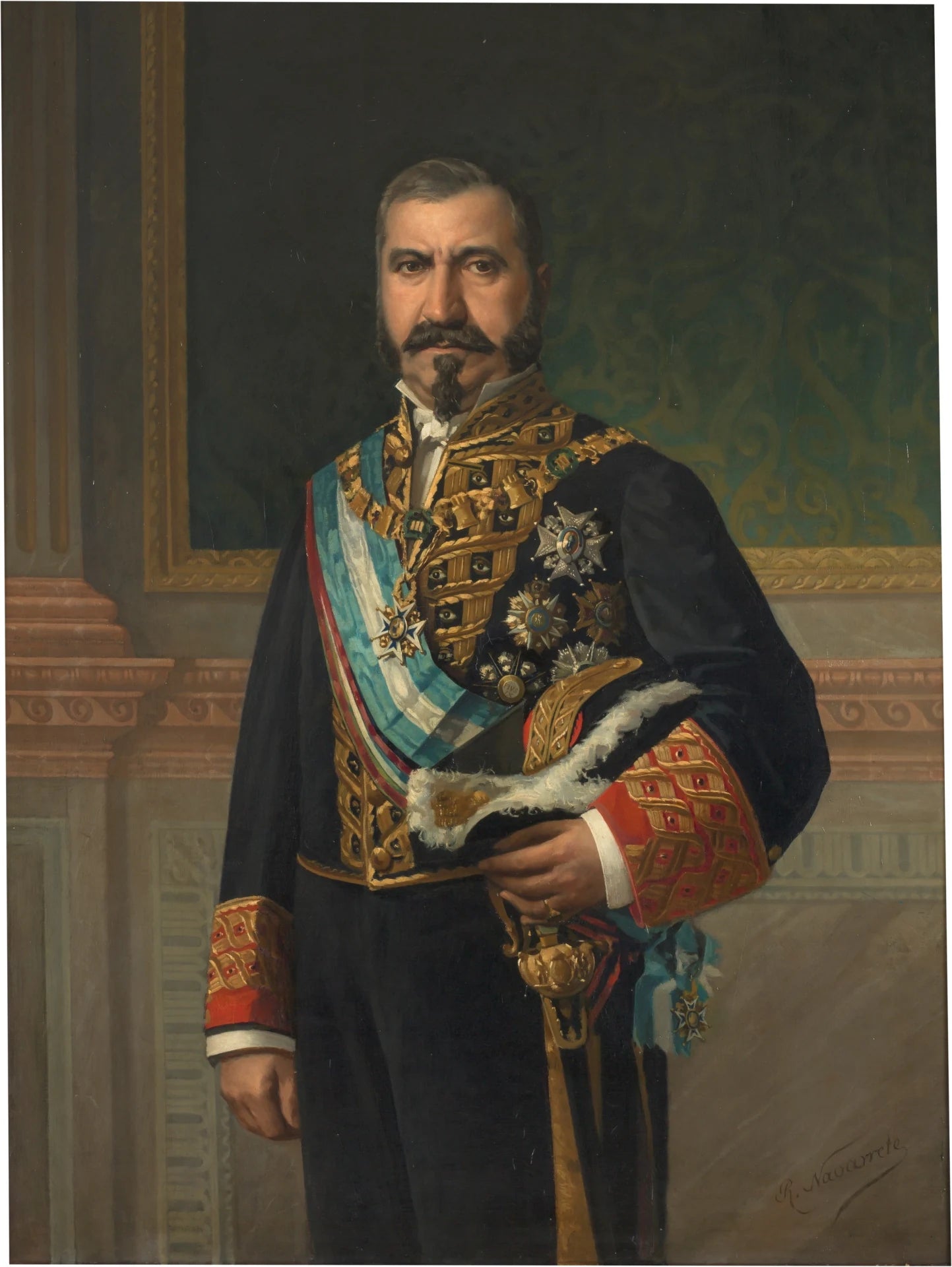 Manuel Orovio Echagüe Marquis d'Orovio Ministre du Développement - Ricardo María Navarrete y Fos