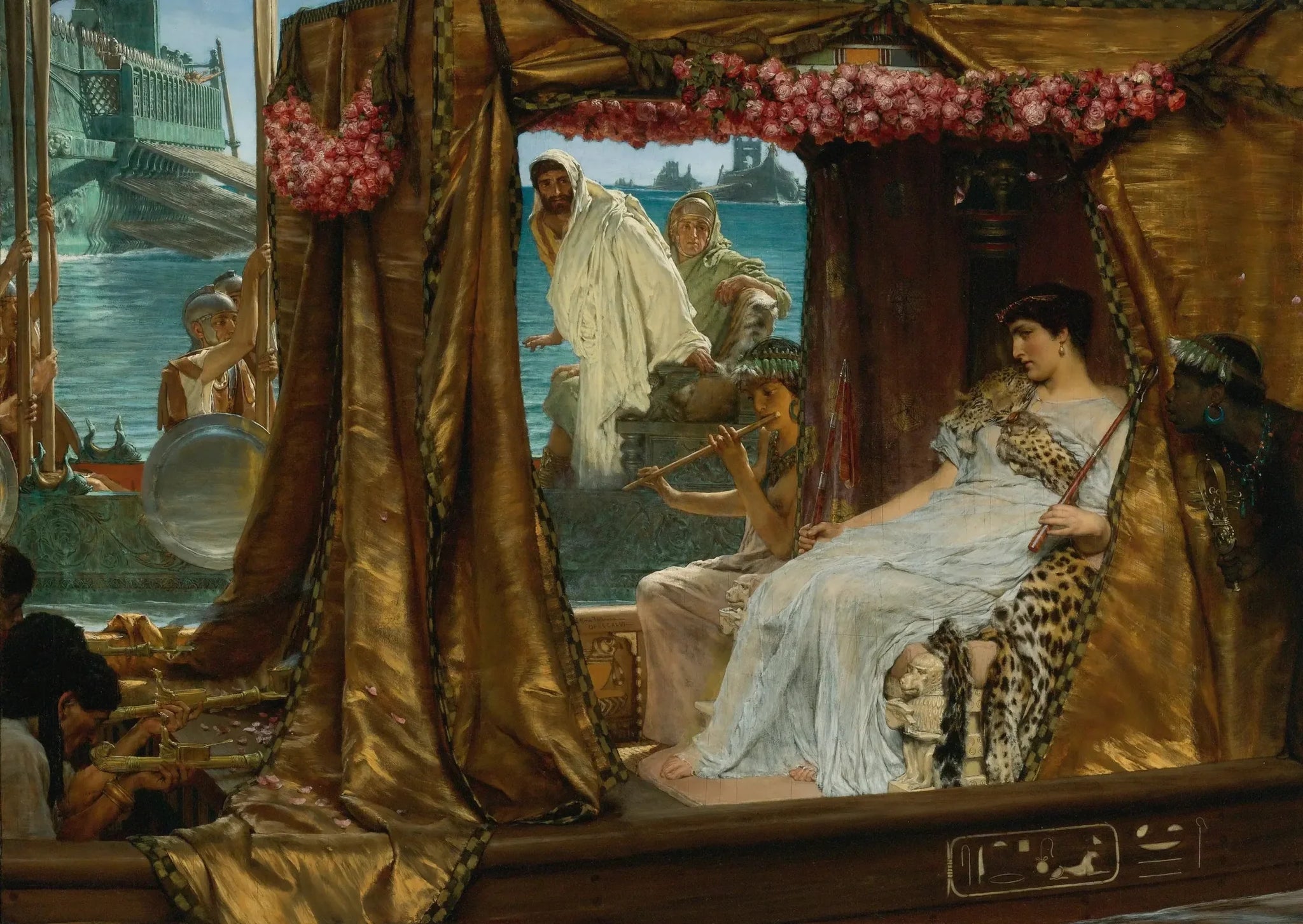 Marc Antoine et Cléopâtre - Lawrence Alma-Tadema image 1 reproduction réalisée par Alpha Reproduction