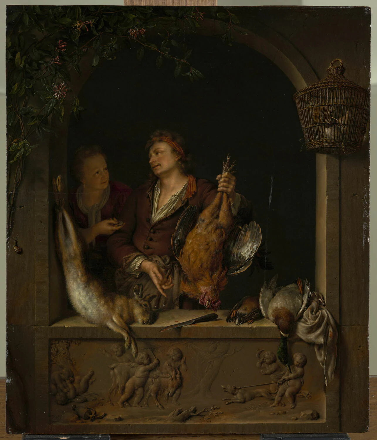 Le Marchand de gibier - Willem van Mieris