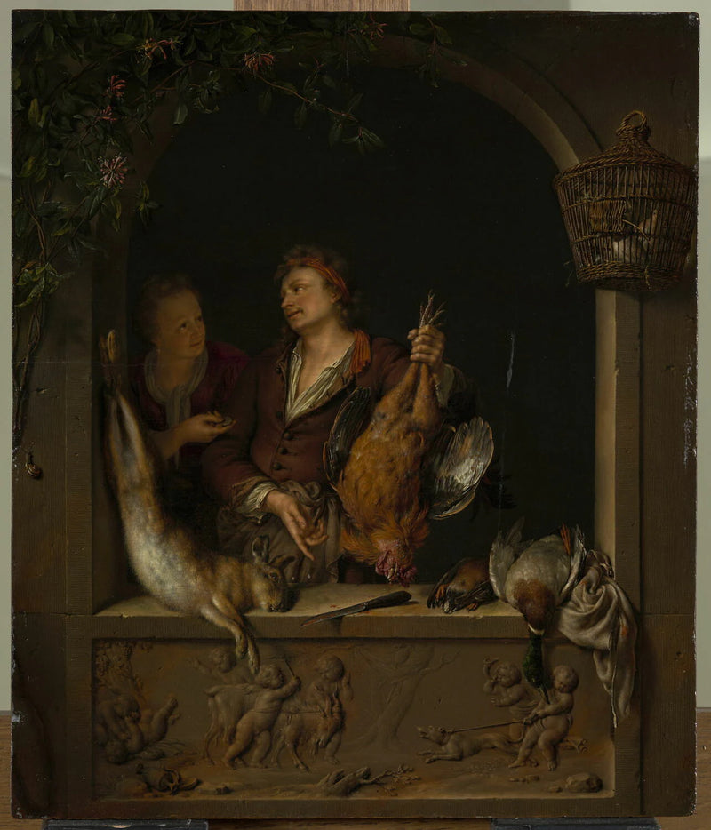 Le Marchand de gibier - Willem van Mieris