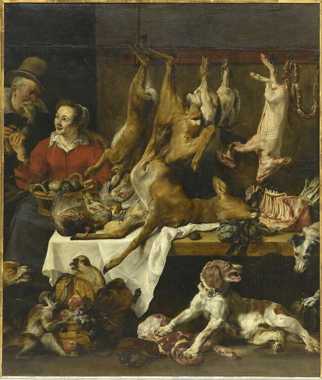 La Marchande de gibier - Frans Snyders