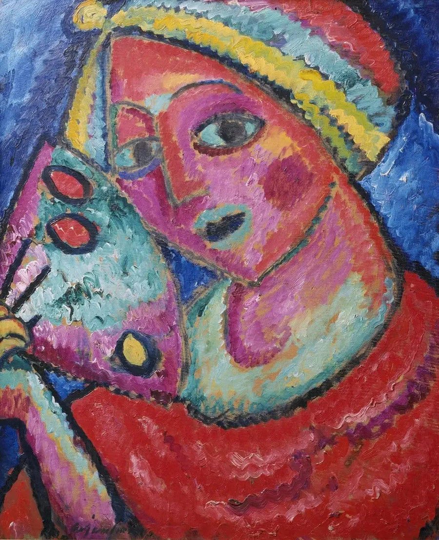 Märchenprinzessin mit Fächer - Alexej von Jawlensky