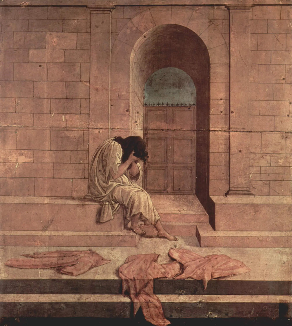 Mardochée en pleurs - Sandro Botticelli image 1 reproduction artisanale de tableau