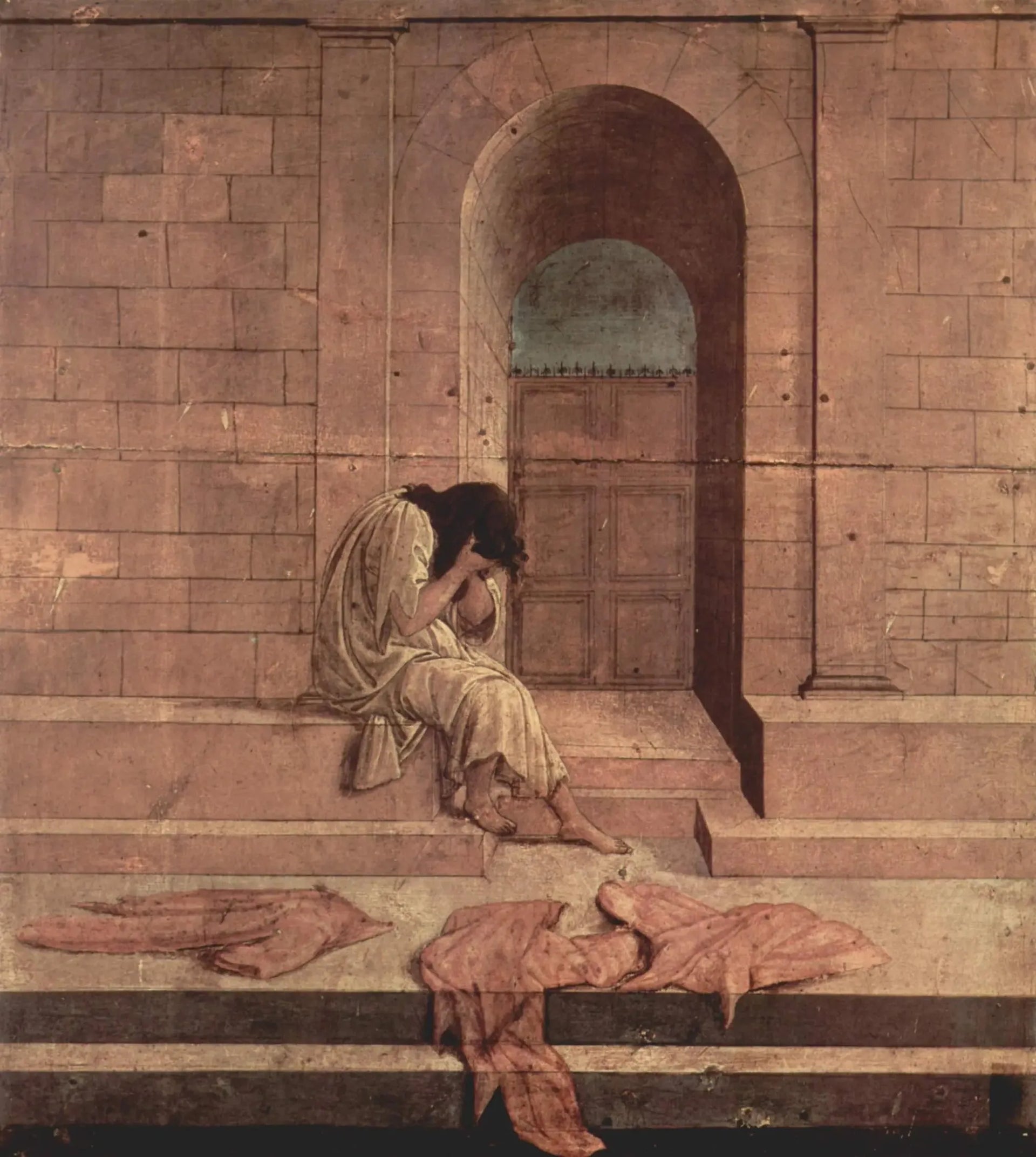 Mardochée en pleurs - Sandro Botticelli image 1 reproduction artisanale de tableau