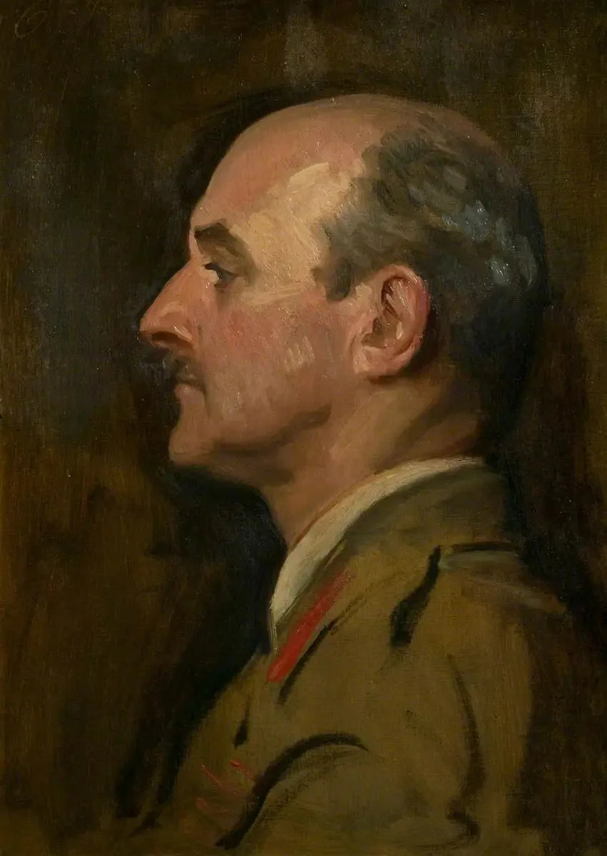 Maréchal vicomte Allenby (1861–1936), GCB, GCMG (esquisse) - John Singer Sargent image 1 reproduction artisanale de tableau