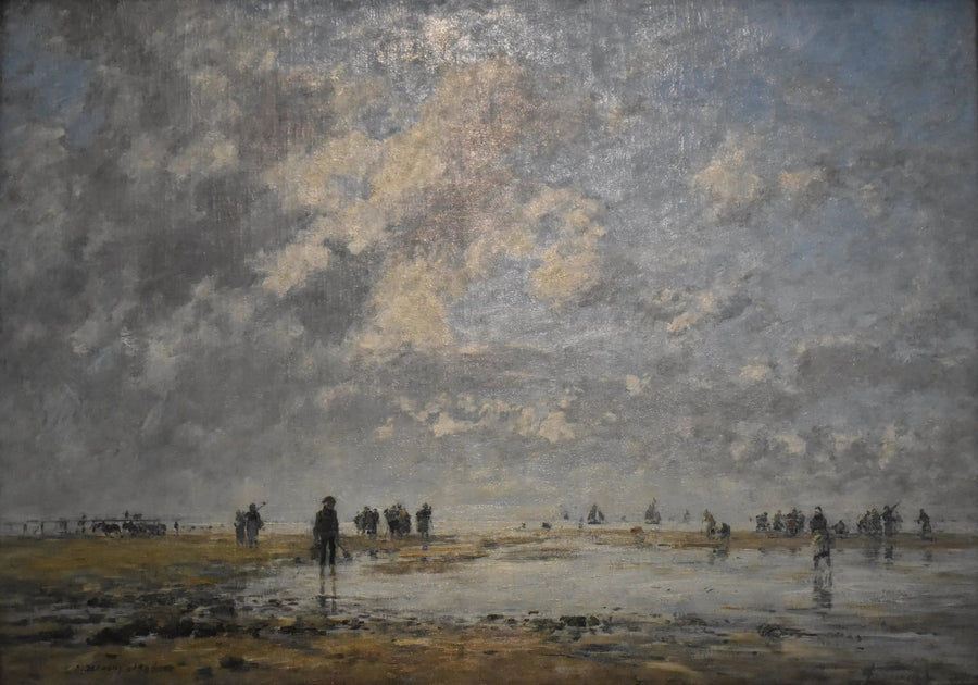 Marée basse à Étaples - Eugène Boudin