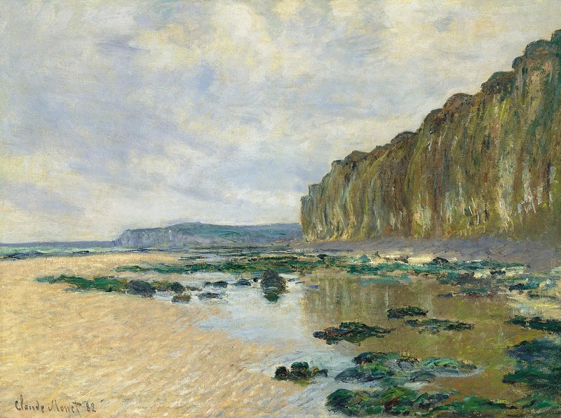 Marée basse devant Varengeville - Claude Monet
