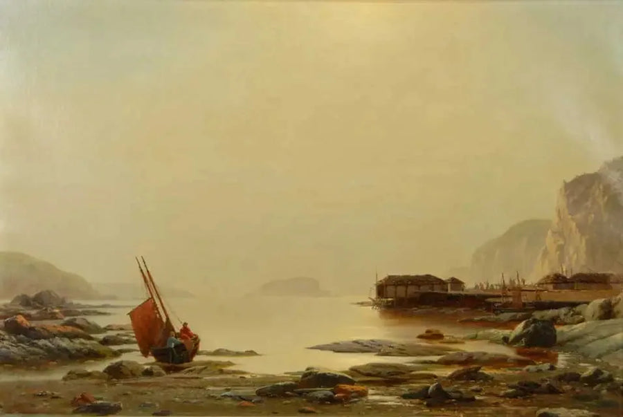 Marée basse, Labrador - William Bradford image 1 reproduction d’œuvre d’art à l’huile