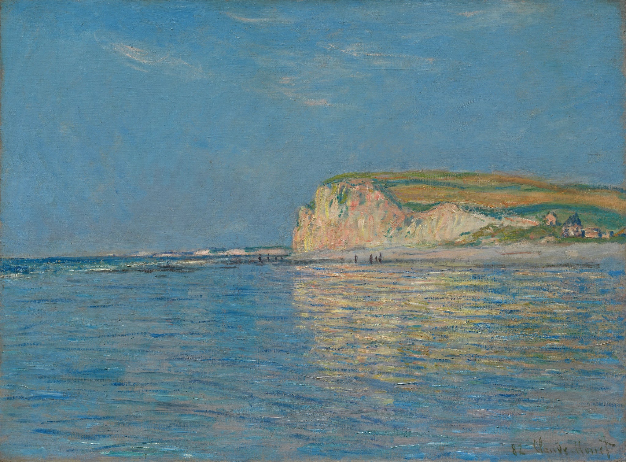 Marée basse à Pourville, près de Dieppe W716 par Claude Monet, Cleveland Museum of Art