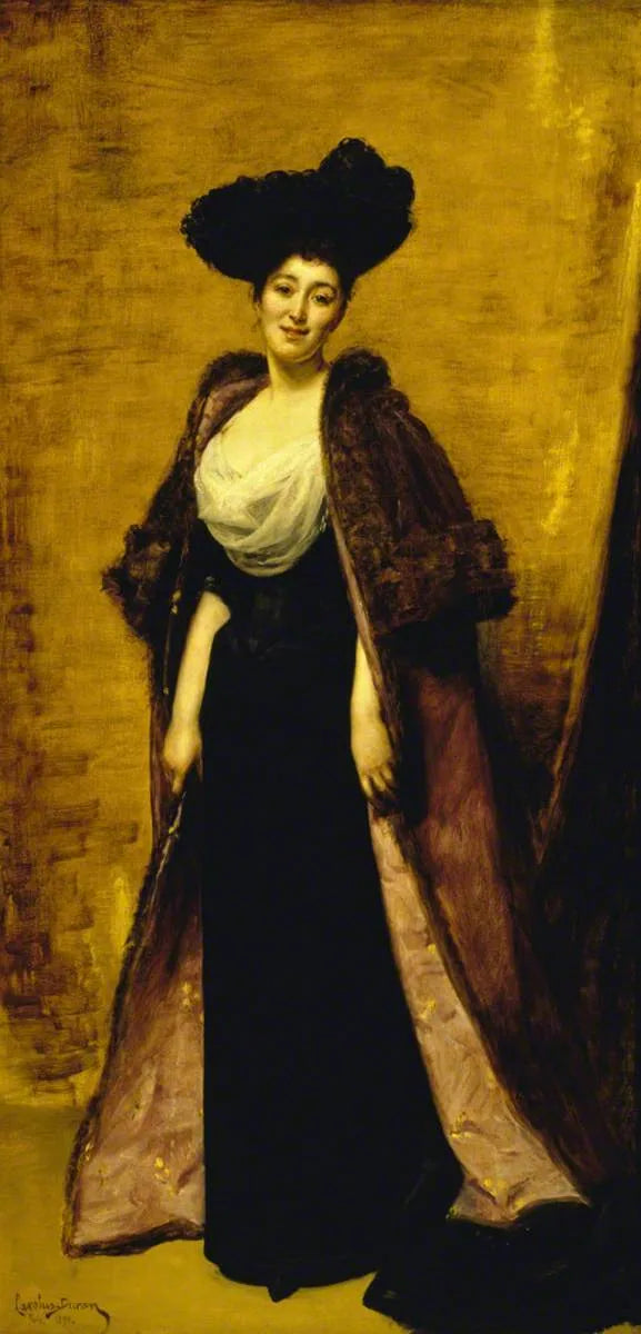 Margaret Anderson, l'honorable Mme Ronald Greville DBE (1863-1942) - Carolus-Duran image 1 reproduction de peinture à l’huile