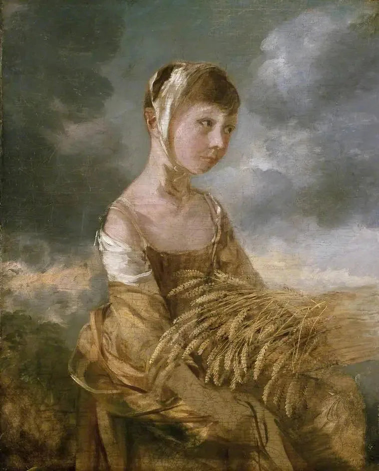 Margaret Gainsborough glanant - Thomas Gainsborough image 1 reproduction réalisée par Alpha Reproduction