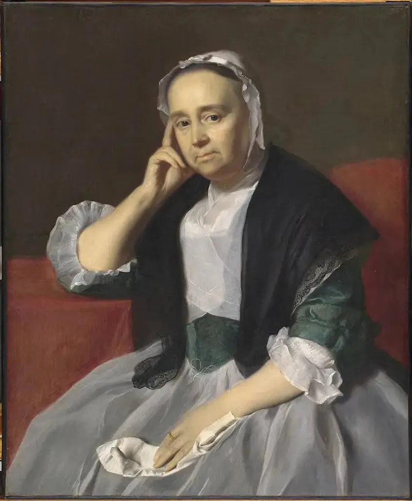 Margaret Gibbs Appleton (Mme Nathaniel Appleton) (1699-1771) - John Singleton Copley image 1 copie de tableau peinte à la main