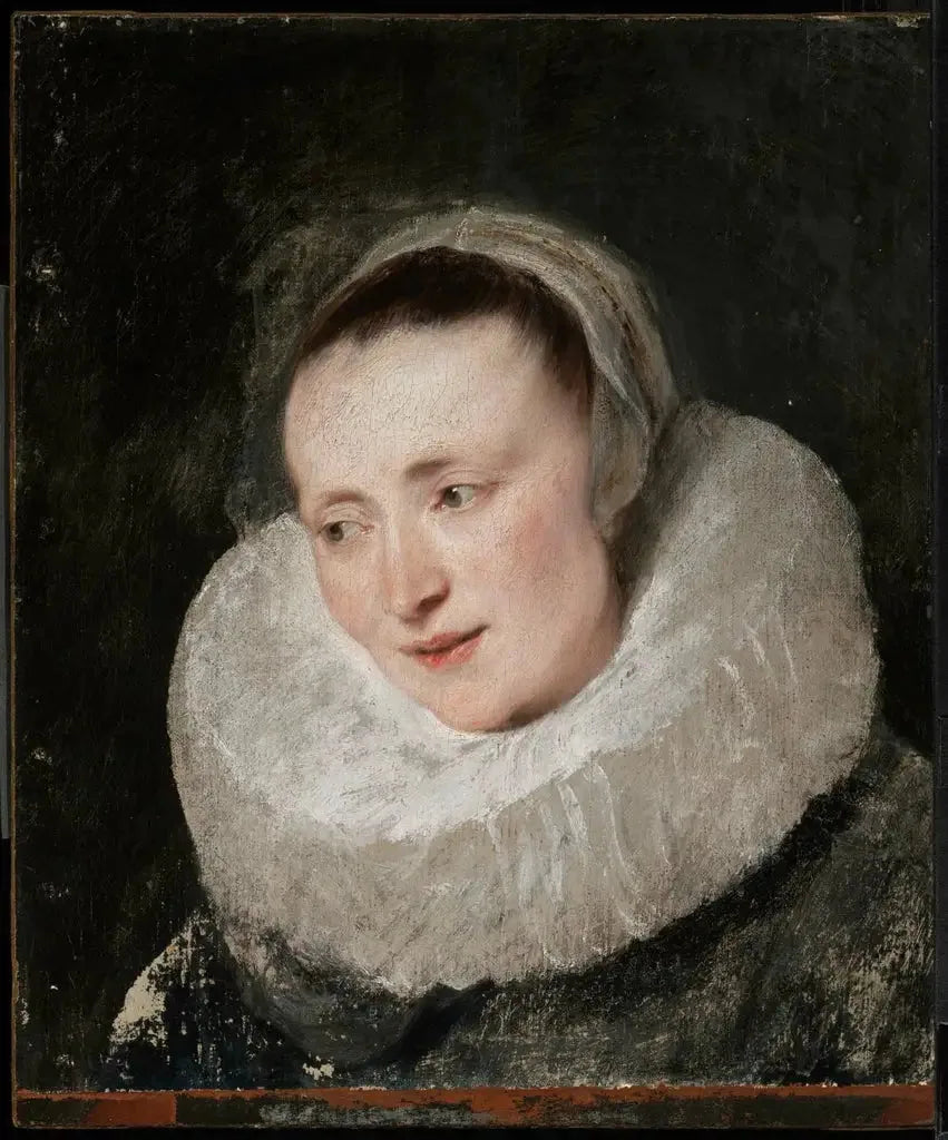 Margareta Snyders (née de Vos) - Antoine van Dyck image 1 reproduction de peinture à l’huile